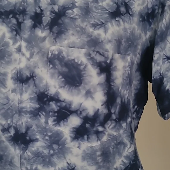 Blue Tie Dye top - Picture 2 of 6